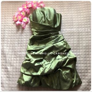 Mori Lee Michelle Gardner strapless formal gown